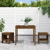Set da Bistrot da Giardino 3 pz ambra in Legno Massello di Pino