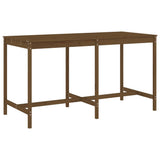 Set Bar da Giardino 9 pz ambra in Legno Massello di Pino