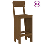 Set Bar da Giardino 5 pz ambra in Legno Massello di Pino