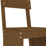 Set Bar da Giardino 5 pz ambra in Legno Massello di Pino