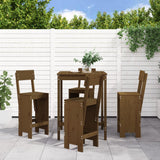 Set Bar da Giardino 5 pz ambra in Legno Massello di Pino