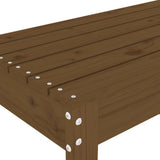 Panca da Giardino Ambra 80x38x45 cm Legno Massello di Pino