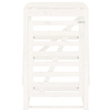 Copribidone Bianco 84x90x128,5 cm in Legno Massello di Pino