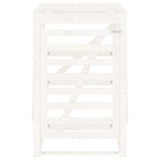 Copribidone Bianco 84x90x128,5 cm in Legno Massello di Pino