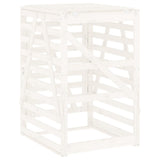 Copribidone Bianco 84x90x128,5 cm in Legno Massello di Pino