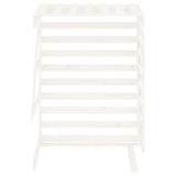 Estensione Copribidone Bianco in Legno Massello di Pino