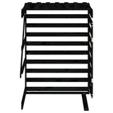 Estensione Copribidone Nero in Legno Massello di Pino