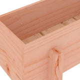 Fioriera Rialzata Giardino 101x30x38 cm Legno Massello Douglas