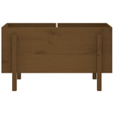 Fioriera Rialzata da Giardino Ambra 101x50x57 cm Massello Pino