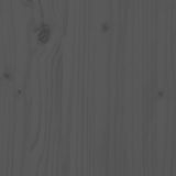 Fioriera da Giardino Grigia 40x40x39 cm Legno Massello di Pino