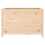 Fioriera Rialzata Giardino 119,5x82,5x78cm Legno Massello Pino