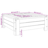 Copertura per Base Ombrellone Miele in Legno Massello di Pino