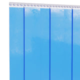 Tenda per Porte Blu 200 mm x 1,6 mm 10 m in PVC