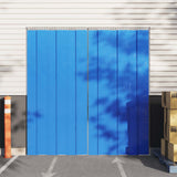 Tenda per Porte Blu 300 mm x 2,6 mm 10 m in PVC