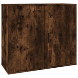 Credenze 3 pz Rovere Fumo in Legno truciolato