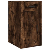 Scrivania con Armadietto Rovere Fumo in Legno truciolato