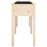 Fioriera con Fodera 161x45x76 cm Legno Massello di Abete