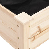 Fioriera con Fodera 161x45x76 cm Legno Massello di Abete