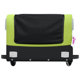 Rimorchio da Bici Nero e Verde 30 kg in Ferro