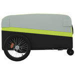 Rimorchio da Bici Nero e Verde 45 kg in Ferro