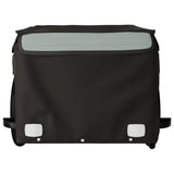 Rimorchio da Bici Nero e Grigio 30 kg in Ferro