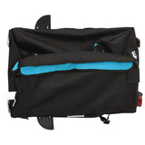 Rimorchio da Bici Nero e Blu 30 kg in Ferro