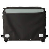Rimorchio da Bici Nero e Grigio 45 kg in Ferro