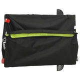 Rimorchio da Bici Nero e Verde 45 kg in Ferro