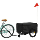 Rimorchio da Bici Nero 45 kg in Ferro