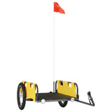 Rimorchio da Bici Giallo Oxford e Ferro