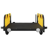 Rimorchio da Bici Giallo Oxford e Ferro