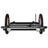 Rimorchio da Bici Nero 126x63x34 cm in Ferro