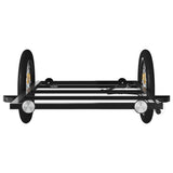 Rimorchio da Bici Nero 135x68x37 cm in Ferro