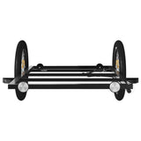 Rimorchio da Bici Nero 135x68x37 cm in Ferro