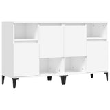 Credenze 2pz Bianche 60x35x70 cm in Legno truciolato