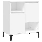 Credenze 2pz Bianche 60x35x70 cm in Legno truciolato