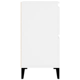 Credenze 2pz Bianche 60x35x70 cm in Legno truciolato