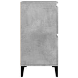 Credenze 3pz Grigio Cemento 60x35x70 cm in Legno truciolato