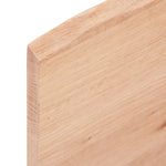Piano Bagno Marrone Chiaro 40x30x2 cm Legno Massello Trattato