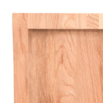 Piano Bagno Marrone 40x30x(2-6) cm Legno Massello Trattato