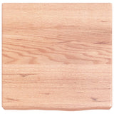 Piano Bagno Marrone 40x40x(2-6) cm Legno Massello Trattato