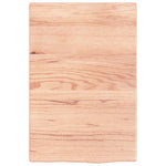 Piano Bagno Marrone Chiaro 40x60x2 cm Legno Massello Trattato
