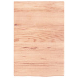 Piano Bagno Marrone Chiaro 40x60x2 cm Legno Massello Trattato