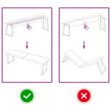Piano Bagno Marrone 140x40x(2-4) cm Legno Massello Trattato