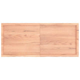 Piano Bagno Marrone 140x60x(2-4) cm Legno Massello Trattato