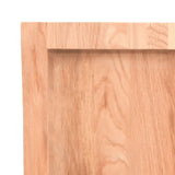 Piano Bagno Marrone 140x60x(2-4) cm Legno Massello Trattato