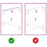 Piano Bagno Marrone Scuro 180x40x(2-4)cm Legno Trattato