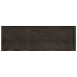 Piano Bagno Marrone Scuro 180x60x(2-4))cm Legno Trattato