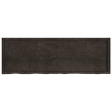 Piano Bagno Marrone Scuro 180x60x(2-4))cm Legno Trattato