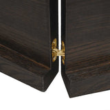 Piano Bagno Marrone Scuro 180x60x(2-4))cm Legno Trattato